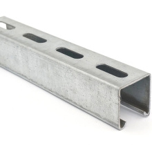 slotted galvanized steel  c profile lipped  ceiling c channel unistrut purlin